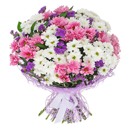 Букет цветов "Яркое чудо"